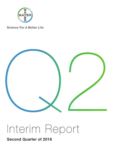 Thumbnail Bayer Half-year Report 2016-h1