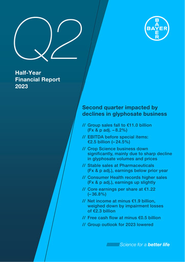 Thumbnail Bayer Half-year Report 2023-h1