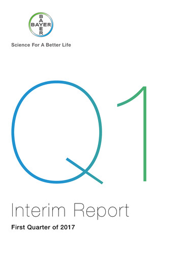 Thumbnail Bayer Quarterly Report 2017-q1
