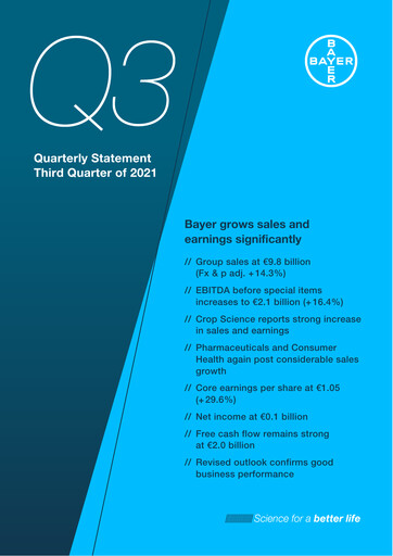Thumbnail Bayer Quarterly Report 2021-q3