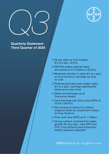 Thumbnail Bayer Quarterly Report 2024-q3