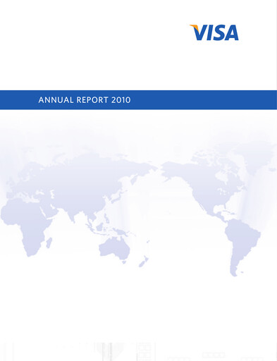 Miniature Visa Rapport annuel 2010