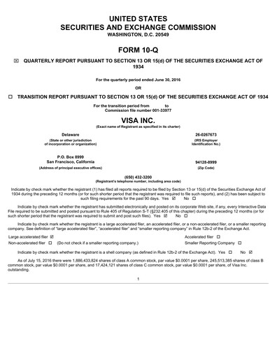 Thumbnail Visa Quarterly Report 2016-q3