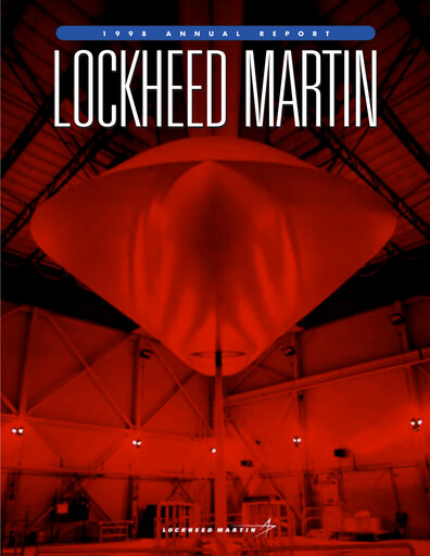 Thumbnail Lockheed Martin Annual Report 1998
