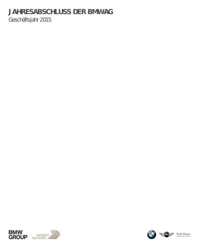 Thumbnail BMW Financial Statement 2015