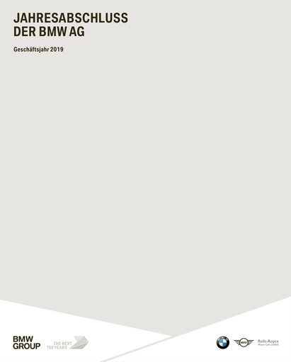 Thumbnail BMW Financial Statement 2019