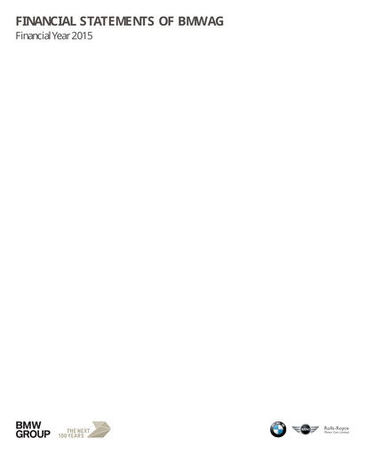 Thumbnail BMW Financial Statement 2015