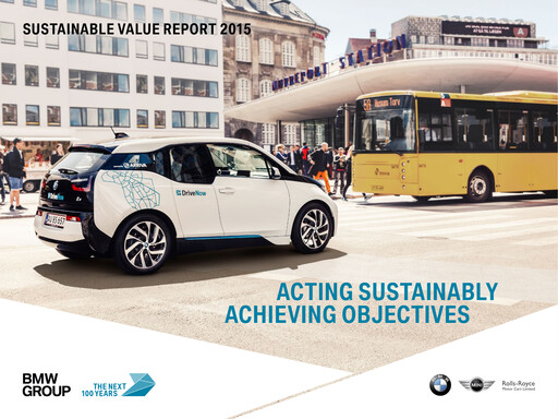 Thumbnail BMW Sustainability Report 2015