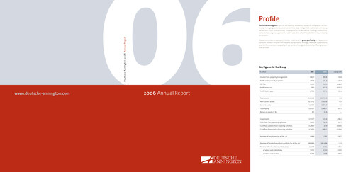 Thumbnail Vonovia Annual Report 2006