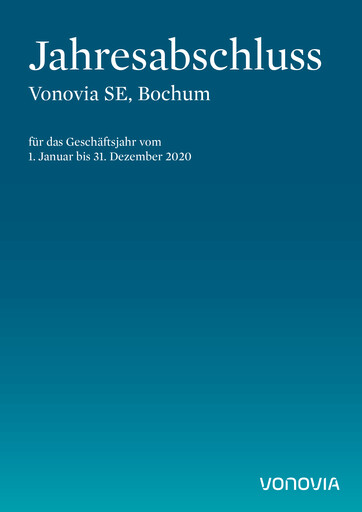 Thumbnail Vonovia Financial Statement 2020