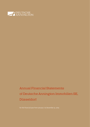 Thumbnail Vonovia Financial Statement 2014