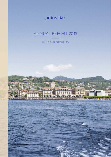 Thumbnail Julius Bär Annual Report 2015
