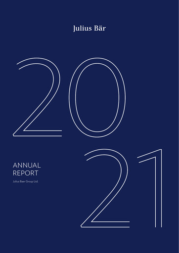 Thumbnail Julius Bär Annual Report 2021