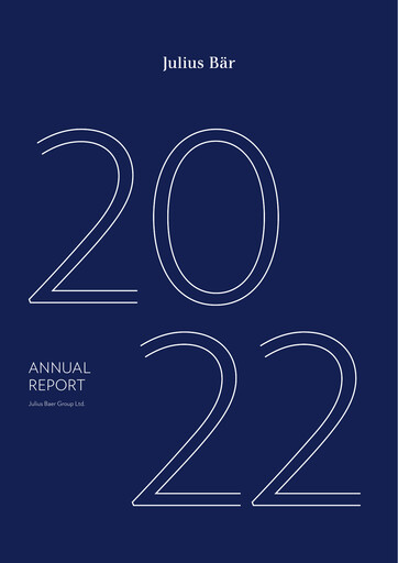 Thumbnail Julius Bär Annual Report 2022