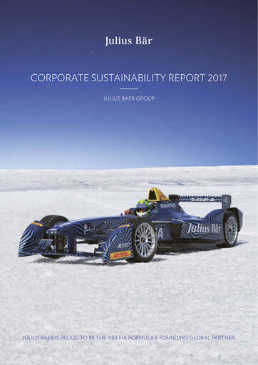 Vorschaubild Julius Bär Nachhaltigkeitsbericht 2017