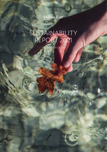 Vorschaubild Julius Bär Nachhaltigkeitsbericht 2021