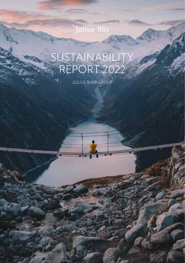 Vorschaubild Julius Bär Nachhaltigkeitsbericht 2022