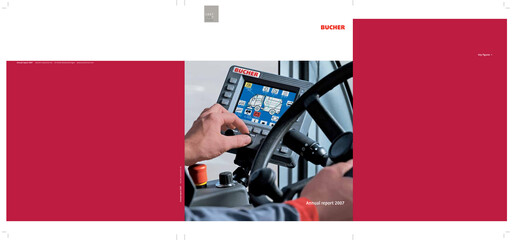Miniature Bucher Industries Rapport annuel 2007