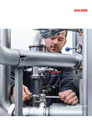 Miniature Bucher Industries Rapport annuel 2015
