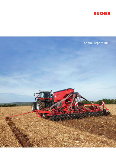 Miniature Bucher Industries Rapport annuel 2016