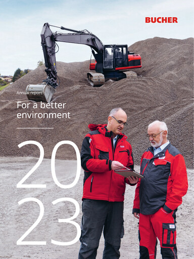 Miniature Bucher Industries Rapport annuel 2023