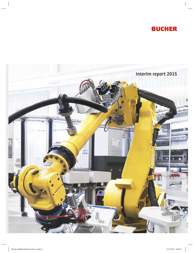 Thumbnail Bucher Industries Half-year Report 2015