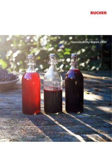 Vorschaubild Bucher Industries Nachhaltigkeitsbericht 2014