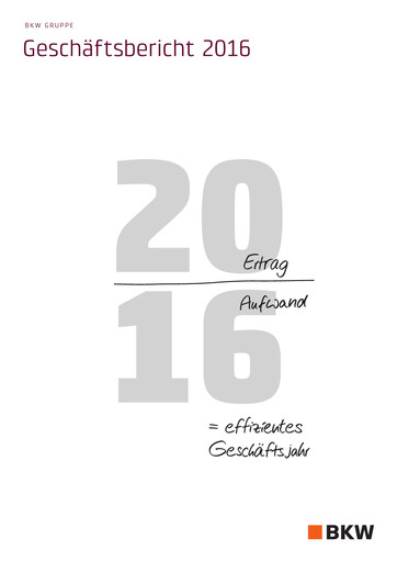 Thumbnail BKW AG  Annual Report 2016