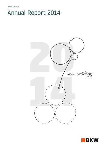 Miniature BKW AG  Rapport annuel 2014