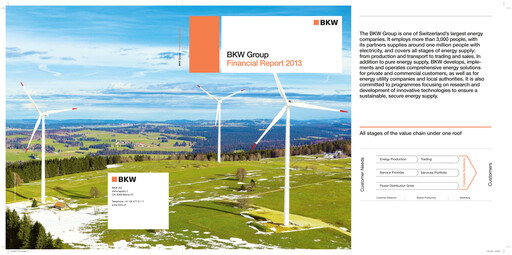 Miniature BKW AG  Bilan financier 2013