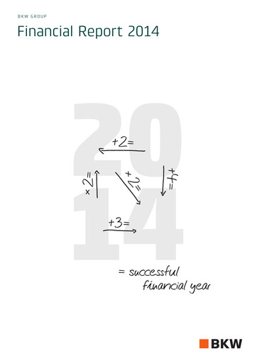 Miniature BKW AG  Bilan financier 2014