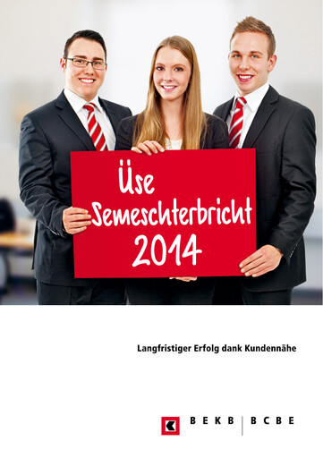 Miniature Berner Kantonalbank Rapport semestriel 2014-h1