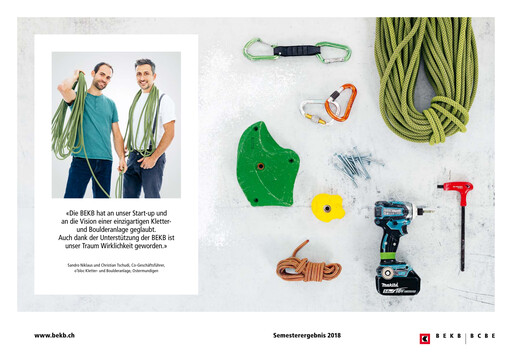 Miniature Berner Kantonalbank Rapport semestriel 2018-h1