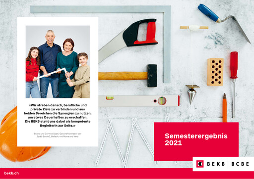 Miniature Berner Kantonalbank Rapport semestriel 2021-h1