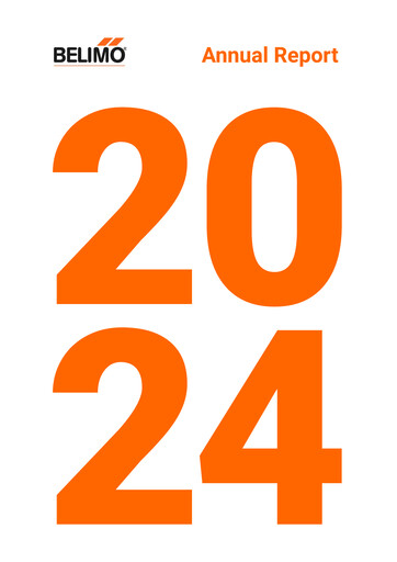 Miniature BELIMO Holding Rapport annuel 2024