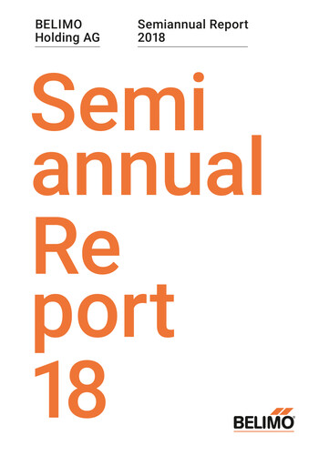 Thumbnail BELIMO Holding Half-year Report 2018-h1