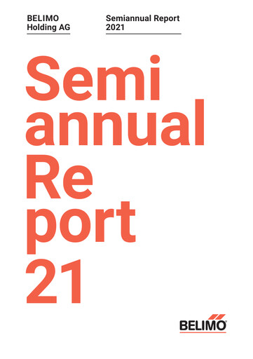Thumbnail BELIMO Holding Half-year Report 2021-h1