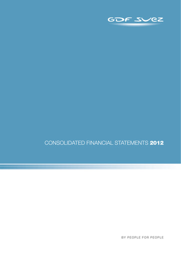 Thumbnail ENGIE Financial Statement 2012
