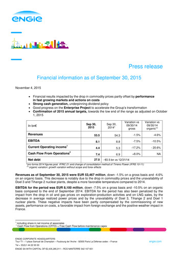 Thumbnail ENGIE Financial Statement 2015-9m