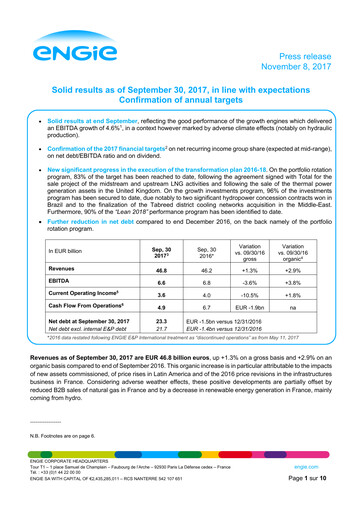 Thumbnail ENGIE Financial Statement 2017-9m