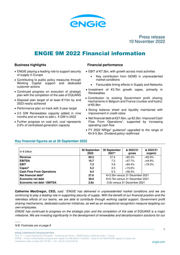 Thumbnail ENGIE Financial Statement 2022-9m