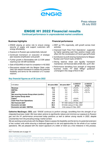 Thumbnail ENGIE Financial Statement 2022-h1