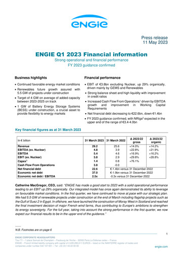 Thumbnail ENGIE Financial Statement 2023-q1