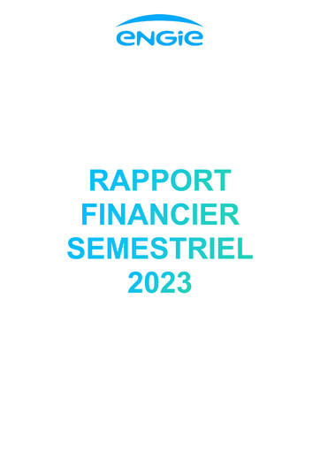 Miniature ENGIE Rapport semestriel 2023-h1