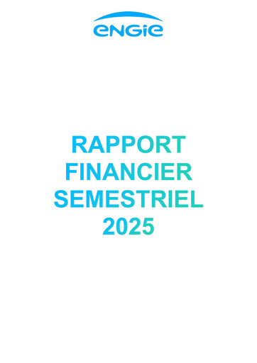 Miniature ENGIE Rapport semestriel 2025-h1