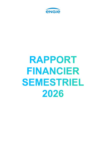 Miniature ENGIE Rapport semestriel 2026-h1