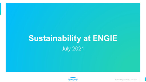 Miniature ENGIE Rapport de durabilité 2021