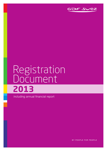 Thumbnail ENGIE Universal Registration Document 2013