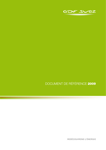 Thumbnail ENGIE Universal Registration Document 2009