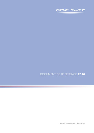 Thumbnail ENGIE Universal Registration Document 2010
